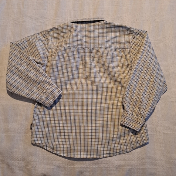 Gymboree boys size XXL or 7 years plaid long sleeved shirt, Vintage sizing - Picture 3 of 4